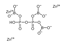 phosphoric acid, anhydride with boric acid (1:3), zinc salt (1:3)结构式