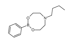 6-butyl-2-phenyl-1,3,6,2-dioxazaborocane Structure