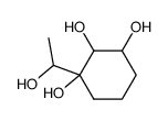 1-(1-hydroxy-ethyl)-cyclohexane-1,2,3-triol Structure