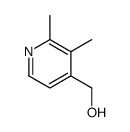 (2,3-二甲基吡啶-4-基)甲醇结构式