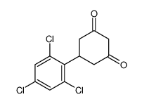 5-(2,4,6-trichlorophenyl)cyclohexane-1,3-dione Structure