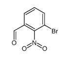 3-溴-2-硝基苯甲醛结构式