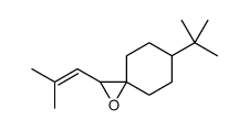 6-tert-butyl-2-(2-methylprop-1-enyl)-1-oxaspiro[2.5]octane结构式
