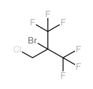 2-溴-3-氯-2-(三氟甲基)-1,1,1-三氟丙烷结构式