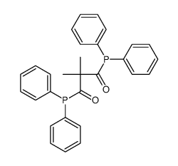 1,3-bis(diphenylphosphanyl)-2,2-dimethylpropane-1,3-dione结构式