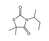 3-butan-2-yl-5,5-dimethyl-1,3-thiazolidine-2,4-dione结构式