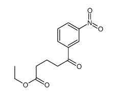 ETHYL 5-(3-NITROPHENYL)-5-OXOVALERATE结构式