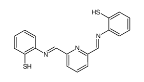 2,2'-((pyridine-2,6-diylbis(methanylylidene))bis(azanylylidene))dibenzenethiol Structure