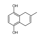 1,4-Naphthalenediol, 5,8-dihydro-6-methyl Structure