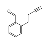 Benzenepropanenitrile, 2-formyl- (9CI)结构式