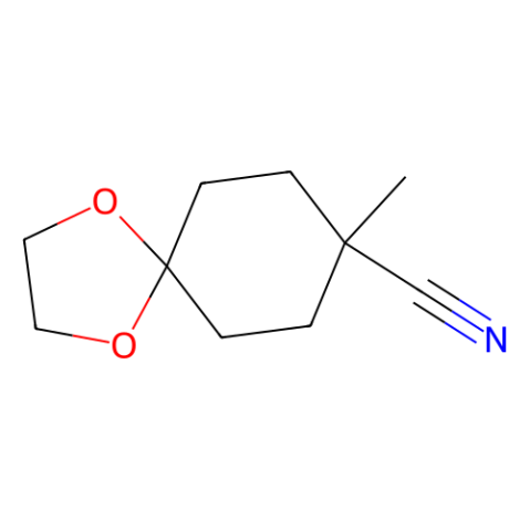 8-methyl-1,4-dioxaspiro[4.5]decane-8-carbonitrile Structure
