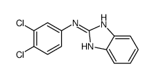2-(3,4-二氯苯胺)-1H-苯并咪唑结构式