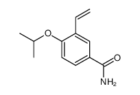 3-ethenyl-4-propan-2-yloxybenzamide结构式