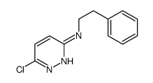 6-氯-N-苯乙基吡嗪-3-胺结构式