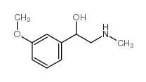 1-(3-甲氧基苯基)-2-(甲基氨) 乙醇结构式