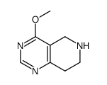 4-甲氧基-5,6,7,8-四氢-吡啶并[4,3-d]嘧啶结构式