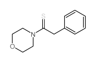 Morpholine, 4-(2-phenyl-1-thioxoethyl)- (9CI) Structure