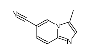 3-甲基-咪唑并[1,2-a]吡啶-6-甲腈结构式