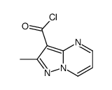 Pyrazolo[1,5-a]pyrimidine-3-carbonyl chloride, 2-methyl- (9CI)结构式