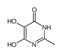 5,6-dihydroxy-2-methyl-(3H)-pyrimidin-4-one结构式