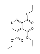triethyl 3,4,5-pyridazinetricarboxylate Structure
