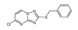 2-(苄硫基)-5-氯-[1,2,4]三唑并[1,5-a]嘧啶结构式