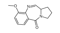9-Methoxy-1,2,3,11a-tetrahydro-benzo[e]pyrrolo[1,2-a][1,4]diazepin-5-one Structure