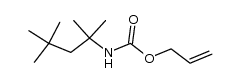 allyl N-1,1,3,3-tetramethylbutylcarbamate结构式