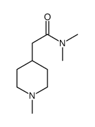 N,N-dimethyl-2-(1-methylpiperidin-4-yl)acetamide Structure
