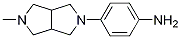 4-(六氢-5-甲基吡咯并[3,4-C]吡咯-2(1H)-基)苯胺结构式