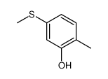 2-Methyl-5-(methylthio)phenol Structure