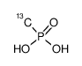 对甲基膦酸-13C结构式