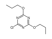 2-chloro-4,6-dipropoxy-1,3,5-triazine结构式