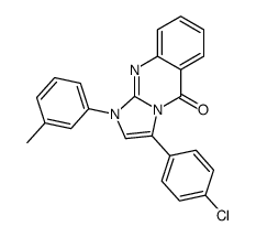 3-(4-chlorophenyl)-1-(3-methylphenyl)imidazo[2,1-b]quinazolin-5-one Structure
