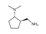 (trans()-2-aminomethyl-cyclopentyl)-dimethyl-amine Structure