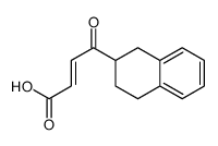 4-oxo-4-(1,2,3,4-tetrahydronaphthalen-2-yl)but-2-enoic acid Structure