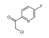 1-(5-氟-2-吡啶基)-2-氯乙酮结构式