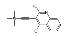 4-methoxy-3-(2-trimethylsilylethynyl)-1H-quinolin-2-one Structure