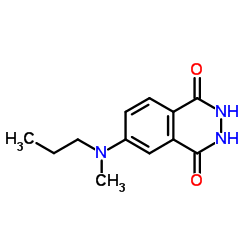 6-[Methyl(propyl)amino]-2,3-dihydro-1,4-phthalazinedione结构式