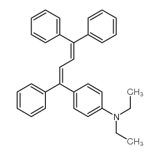 1-(4-二乙氨基苯基)-1,4,4-三苯基-1,3-丁二烯结构式