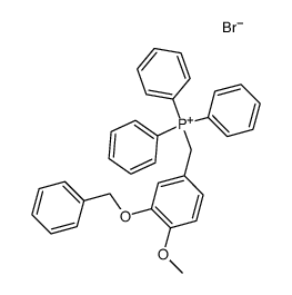 (3-(benzyloxy)-4-methoxybenzyl)triphenylphosphonium bromide Structure