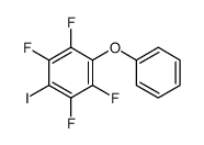 1,2,4,5-tetrafluoro-3-iodo-6-phenoxybenzene结构式