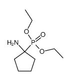 diethyl (1-aminocyclopentyl)phosphonate Structure