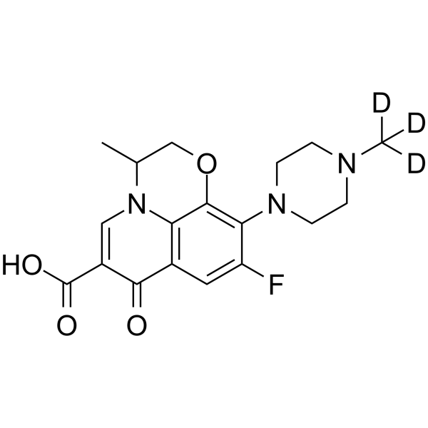 Ofloxacin-D3 Structure