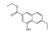 Ethyl 6-ethyl-4-hydroxy-2-naphthoate Structure