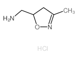 [(3-甲基-4,5-二氢异噁唑-5-基)甲基]胺盐酸盐结构式