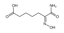 7-amino-6-hydroxyimino-7-oxoheptanoic acid Structure