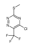 5-chloro-3-methylsulfanyl-6-(trifluoromethyl)-1,2,4-triazine Structure