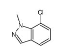 7-氯-1-甲基-1H-吲唑结构式