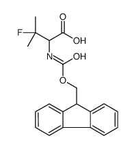 FMOC-3-FLUORO-DL-VALINE Structure